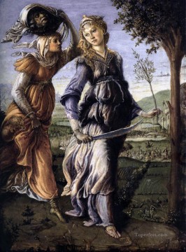  San Pintura - El regreso de Judith a Betulia Sandro Botticelli